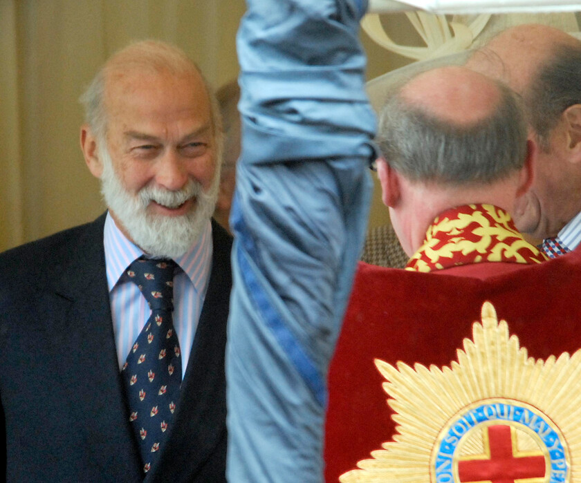 113204s23a 
 113204 - Duke of Edinburgh's 90th Birthday Service at St. Georges Chapel, Windsor - Mike Swift 12/6/2011
Prince Michael of Kent