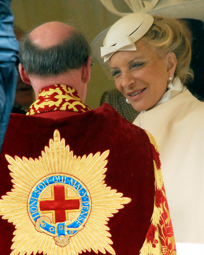 113204s21a 
 113204 - Duke of Edinburgh's 90th Birthday Service at St. Georges Chapel, Windsor - Mike Swift 12/6/2011
Princess Michael of Kent